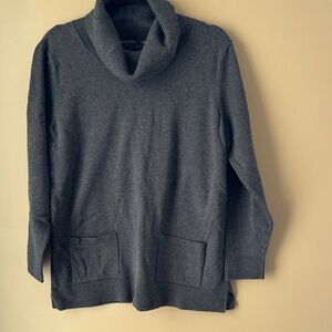 JEANNE PIERRE Charcoal Knit Sweater